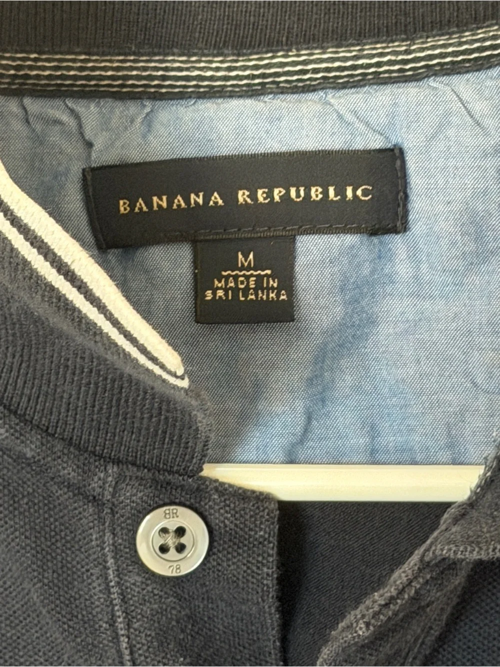 Banana Republic clean navy